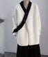 Diagonal Button Knit Top